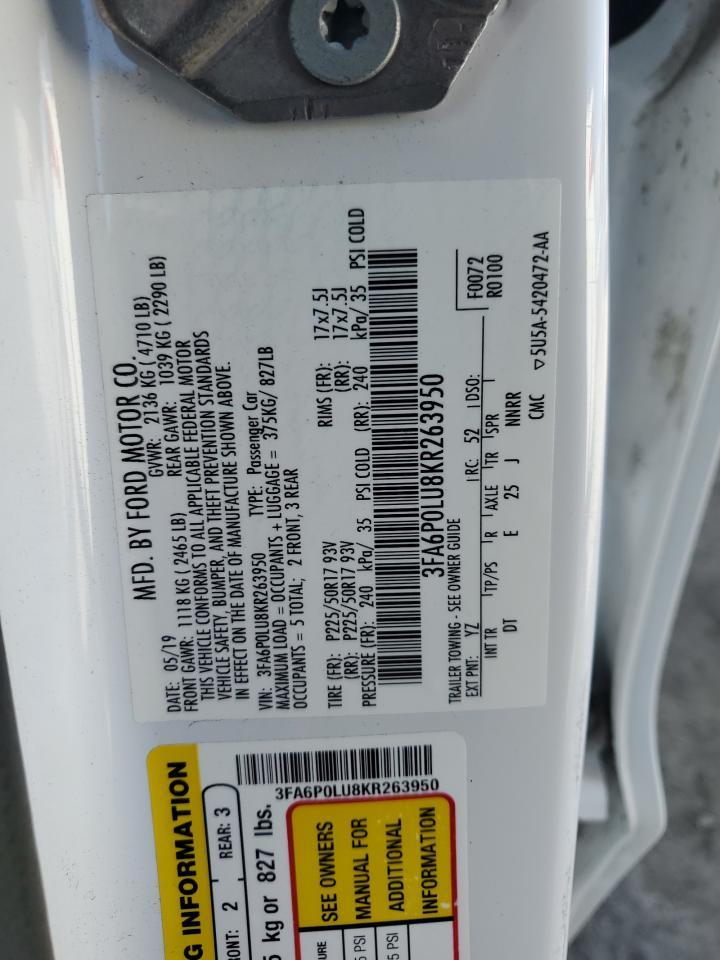 2019 Ford Fusion Se - zdjęcie 12