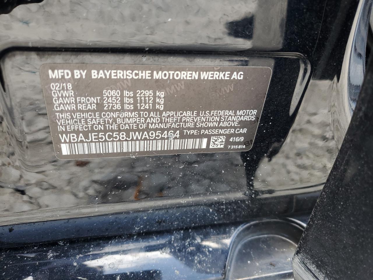 2018 BMW 540 I - zdjęcie 12