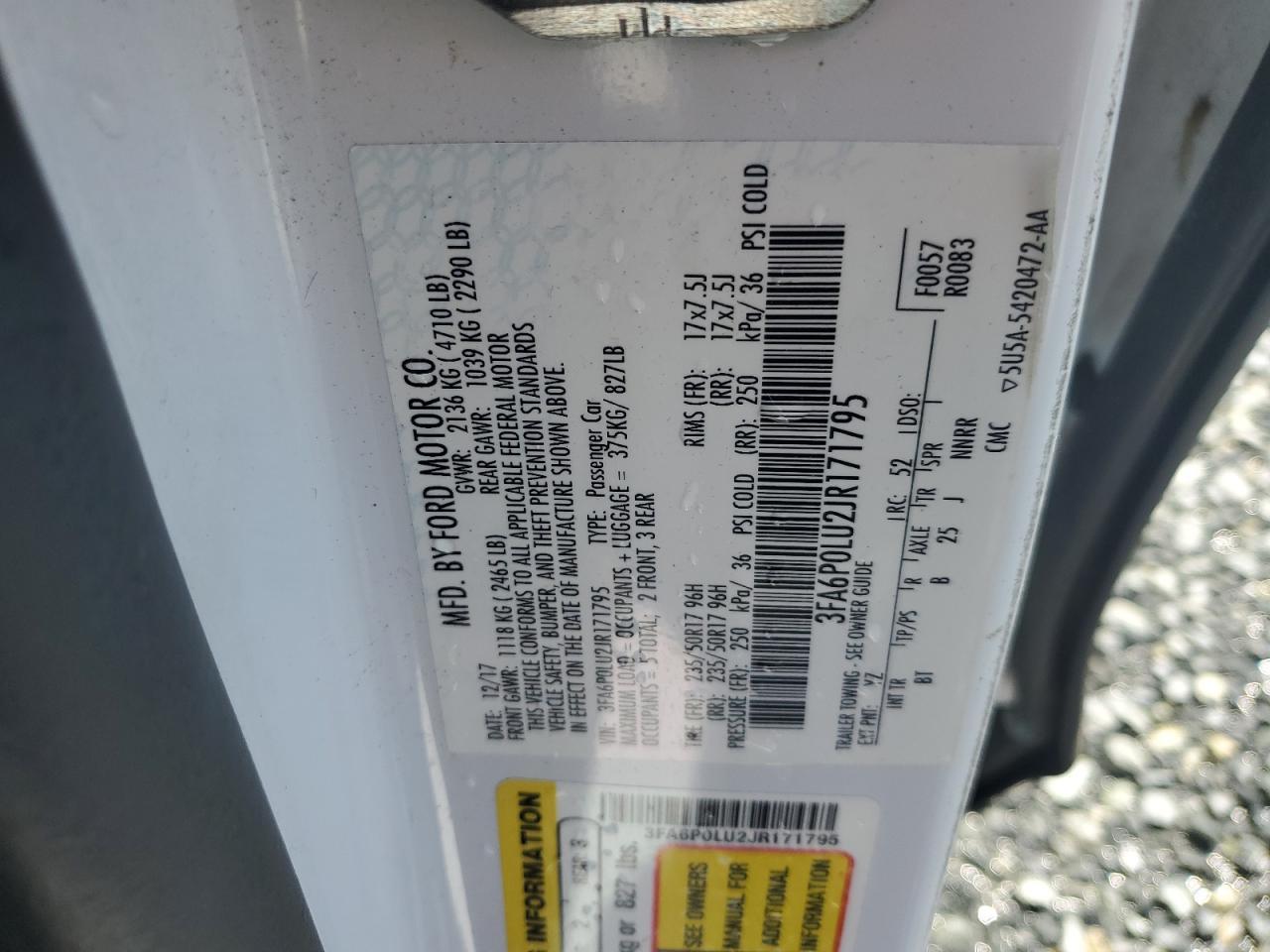 2018 Ford Fusion Se Hybrid - zdjęcie 12
