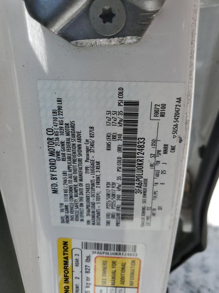 2019 Ford Fusion Se - zdjęcie 12