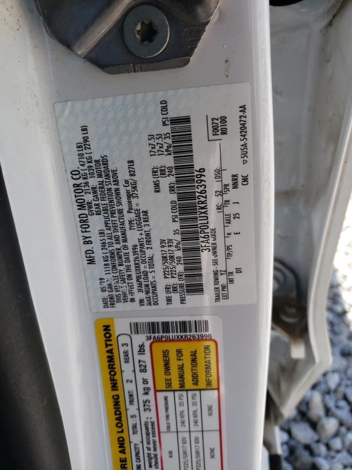 2019 Ford Fusion Se - zdjęcie 12