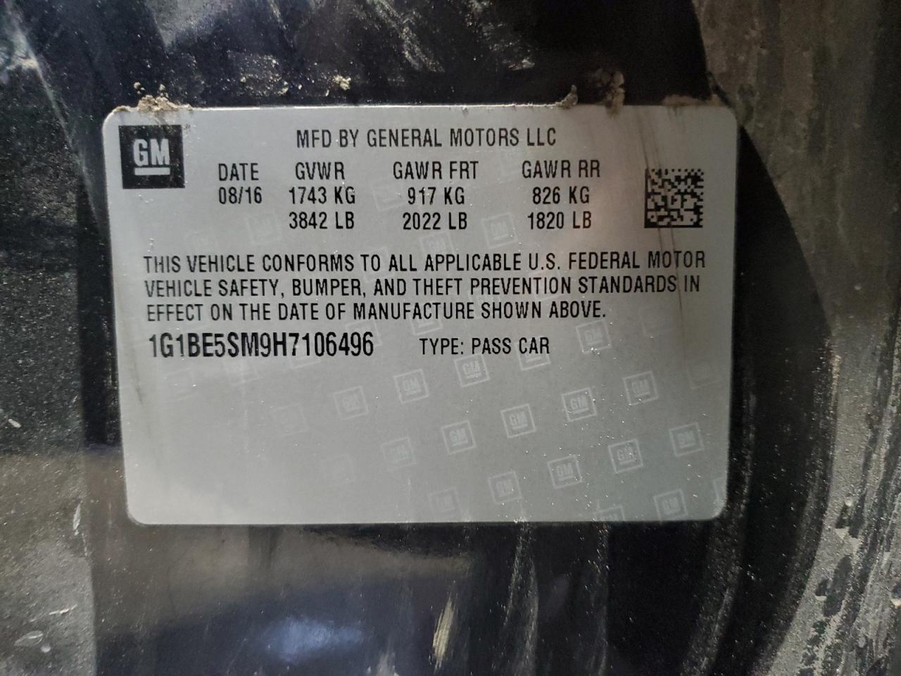 2017 Chevrolet Cruze Lt - zdjęcie 12