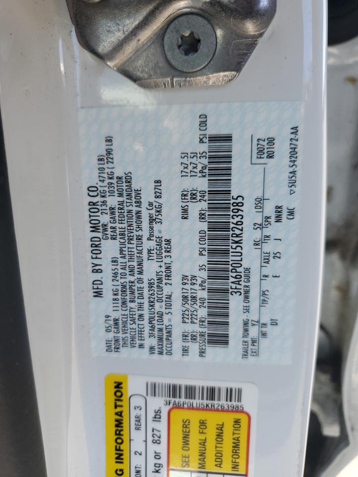 2019 Ford Fusion Se - zdjęcie 12