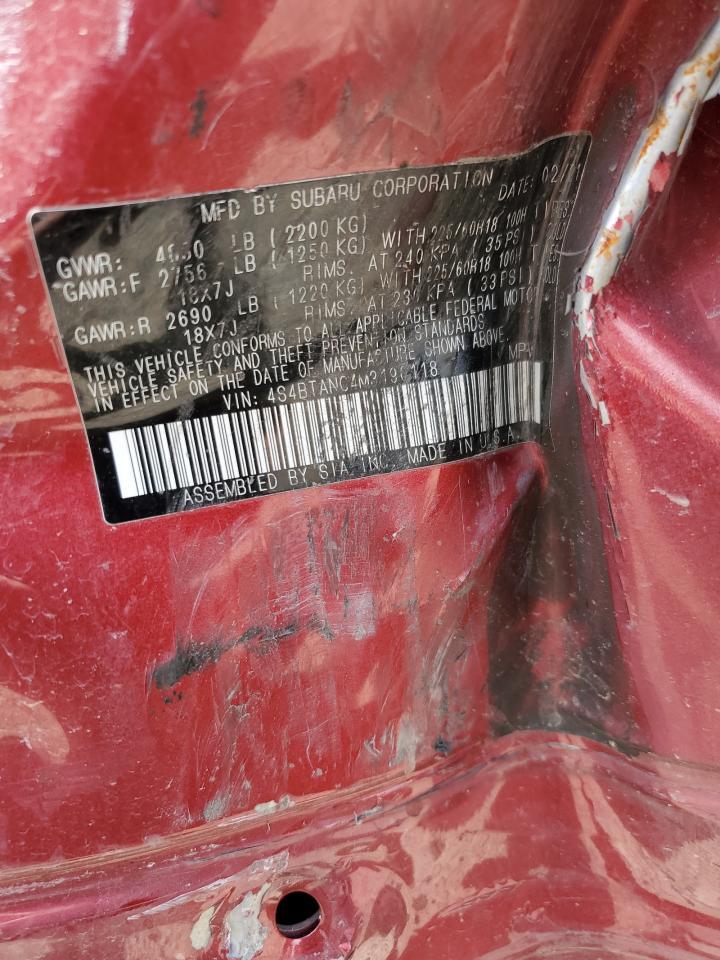 2021 Subaru Outback Limited - zdjęcie 14