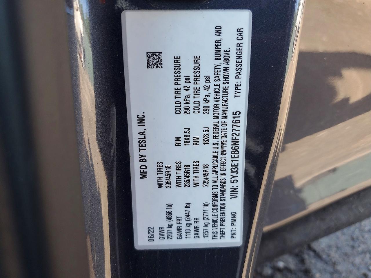 2022 Tesla Model 3 - zdjęcie 13