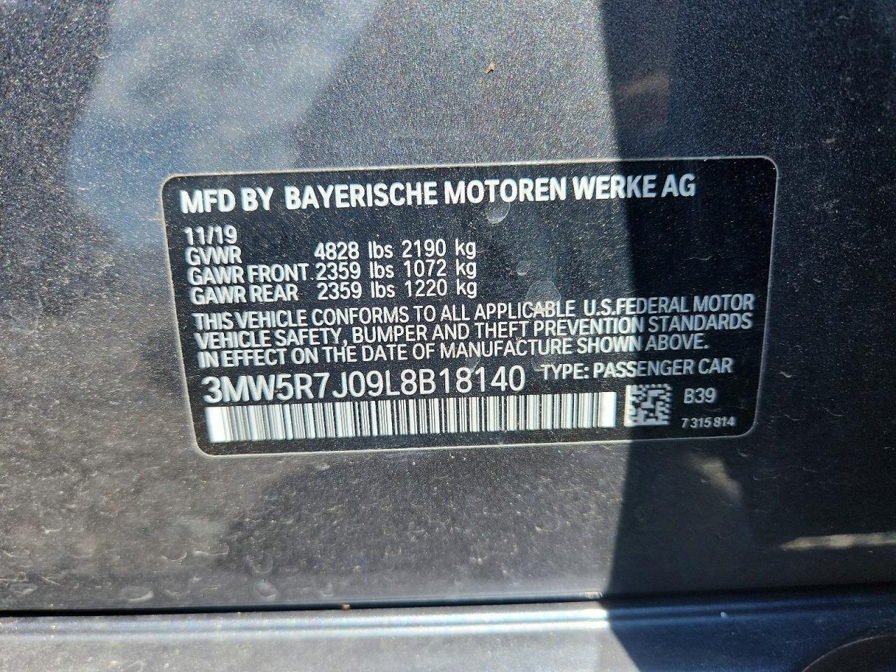 2020 BMW 330Xi - zdjęcie 12