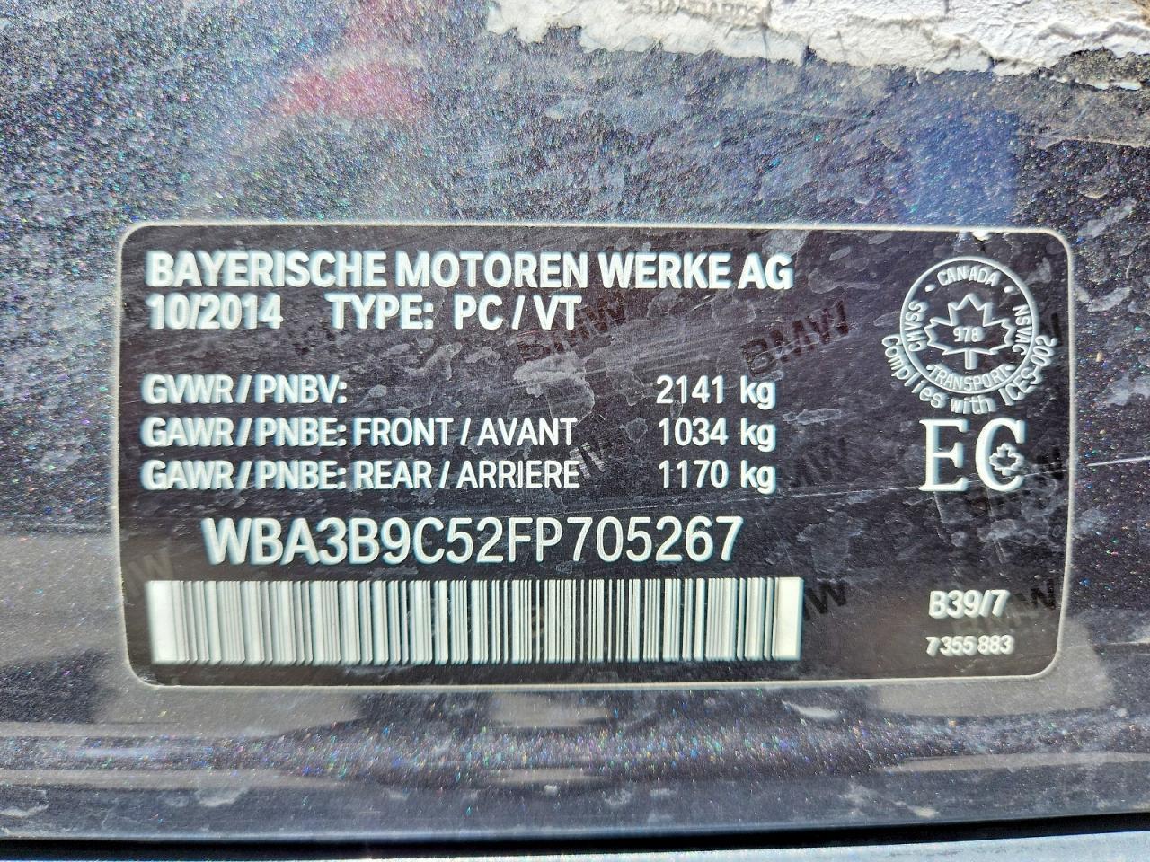 2015 BMW 335 Xi - zdjęcie 12