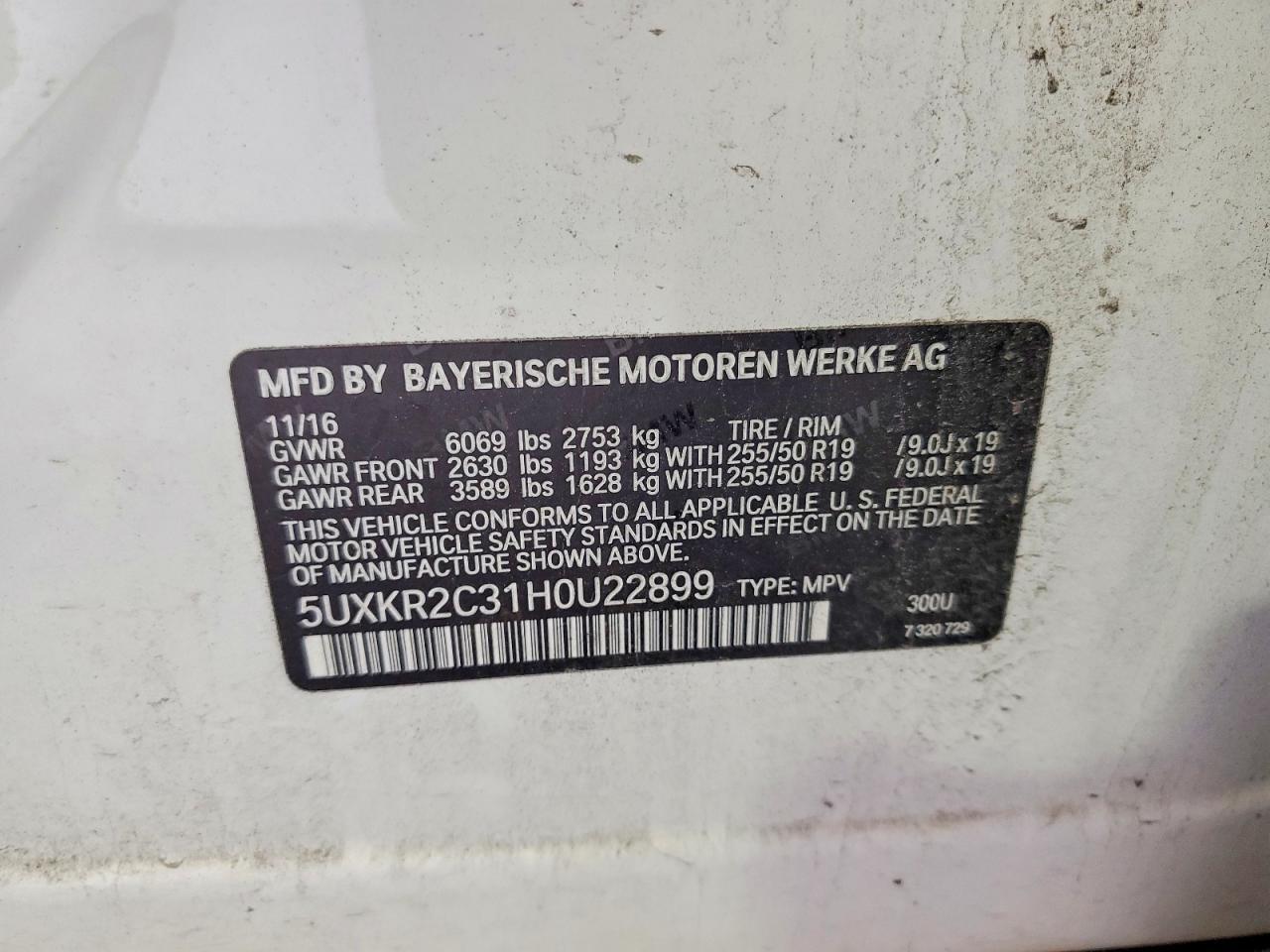 2017 BMW X5 Sdrive35I - zdjęcie 13
