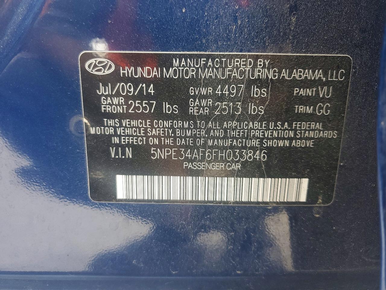 2015 Hyundai Sonata Sport - zdjęcie 12