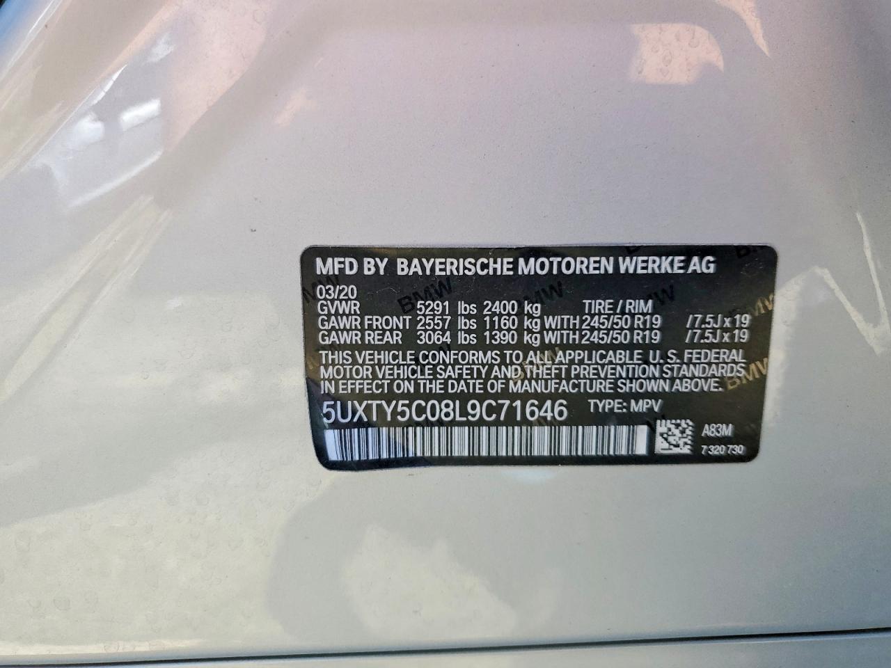 2020 BMW X3 xDrive30I - zdjęcie 13