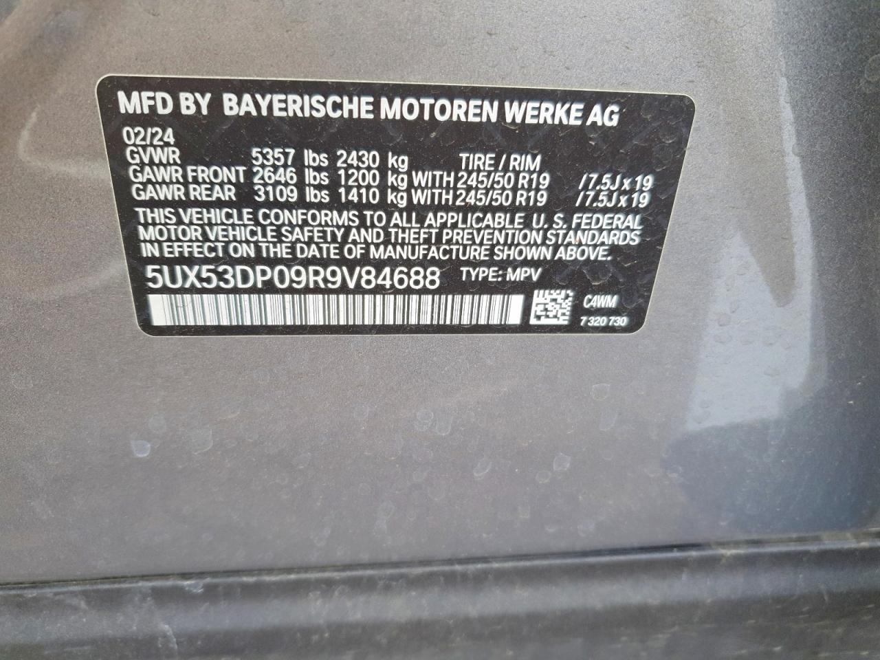 2024 BMW X3 xDrive30I - zdjęcie 13