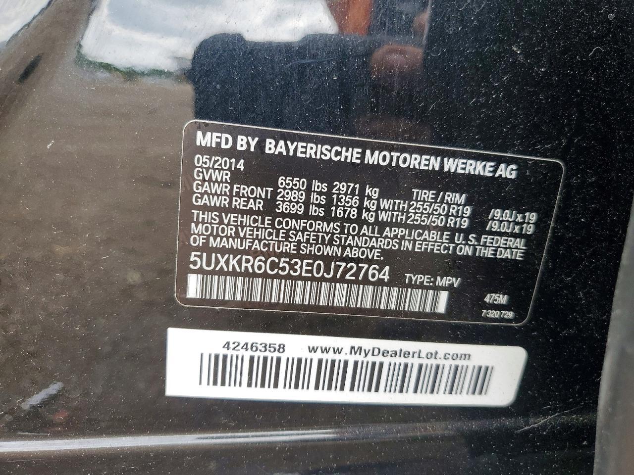 2014 BMW X5 xDrive50I - zdjęcie 13