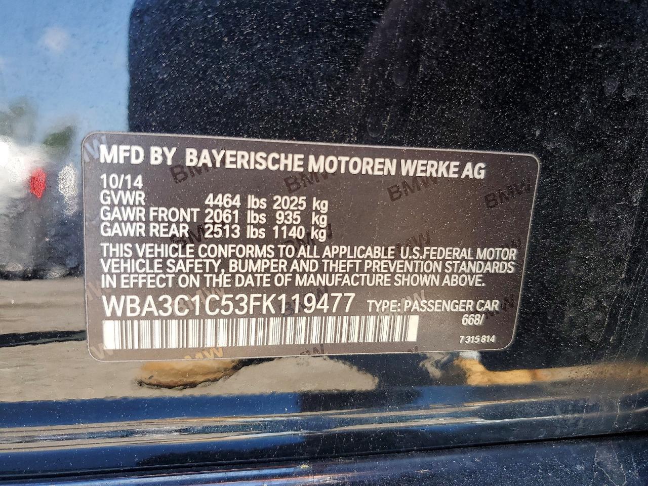 2015 BMW 328 I Sulev - zdjęcie 12