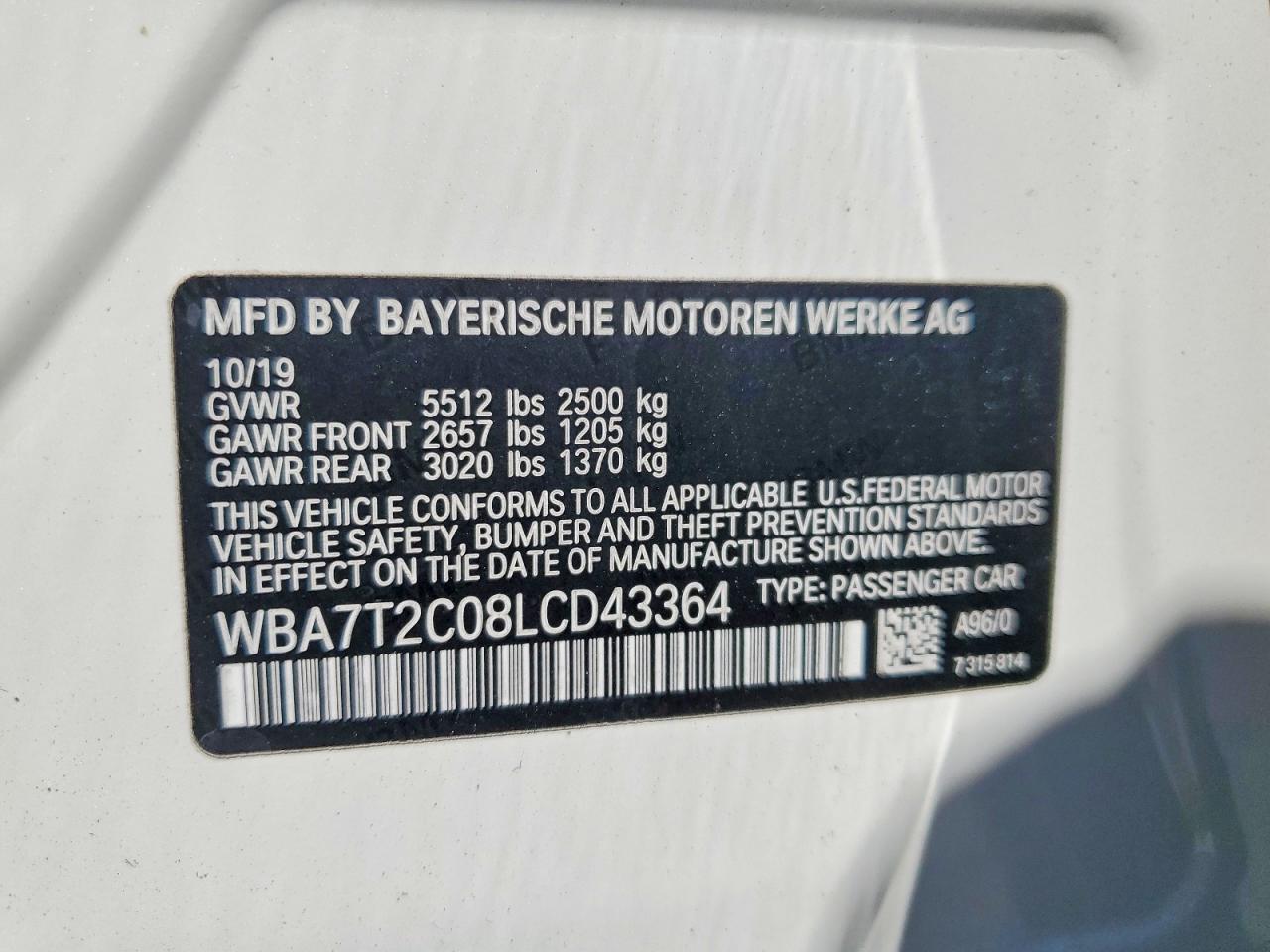 2020 BMW 740 I - zdjęcie 12