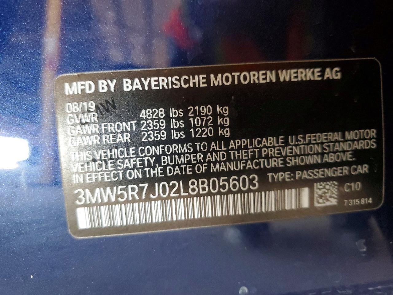 2020 BMW 330Xi - zdjęcie 12
