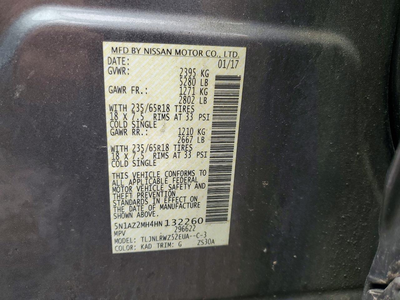 2017 Nissan Murano Sl - zdjęcie 14