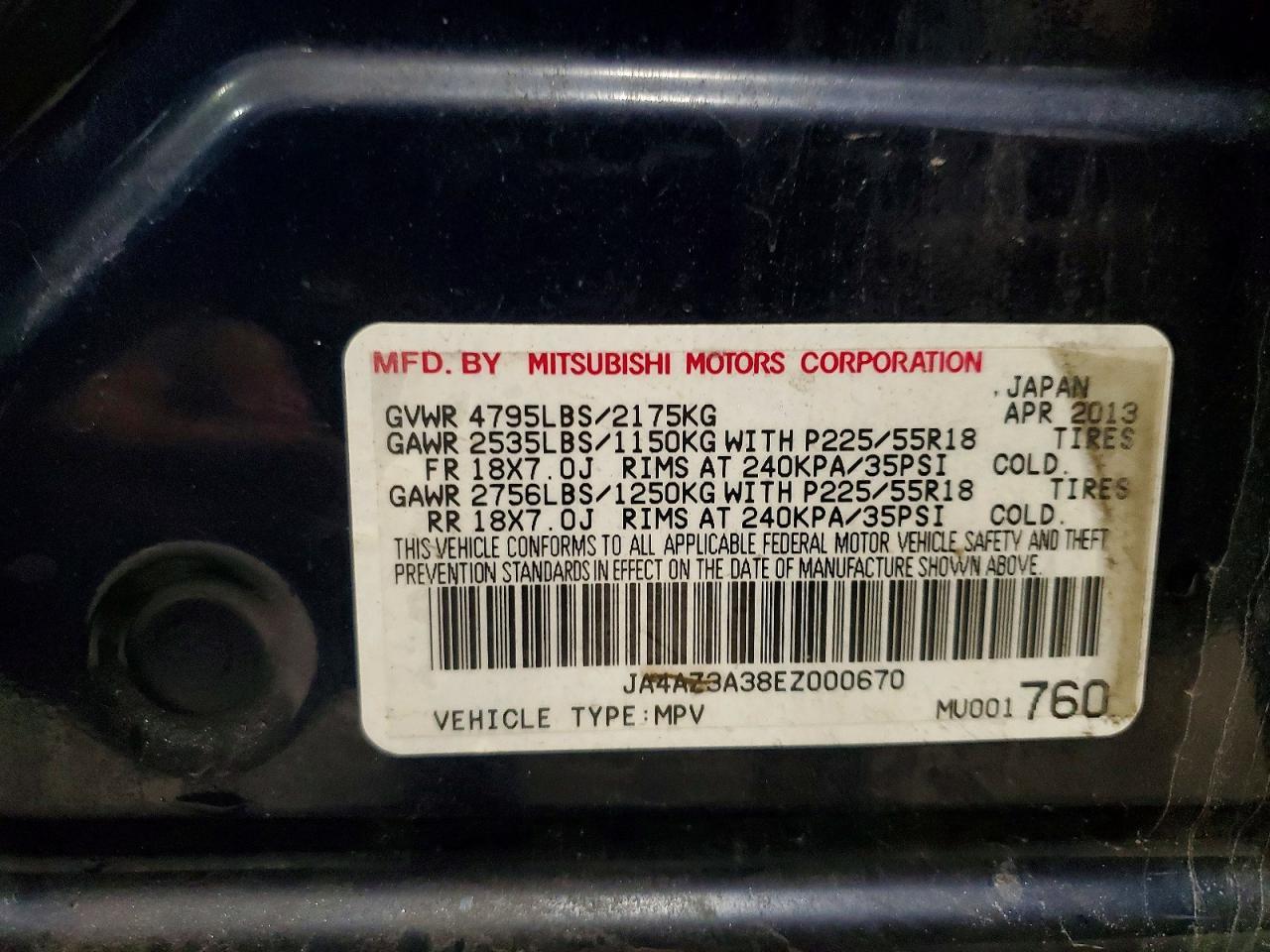 2014 Mitsubishi Outlander Se - zdjęcie 13