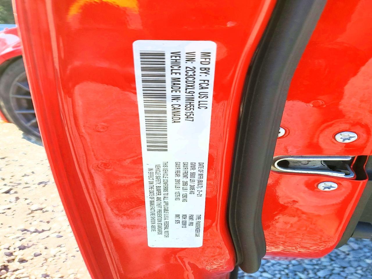2021 Dodge Charger Srt Hellcat - zdjęcie 13