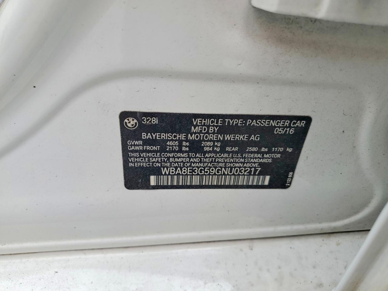 2016 BMW 328 Xi Sulev - zdjęcie 12