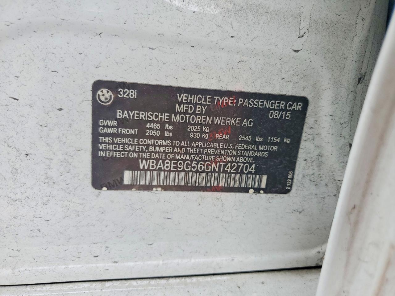 2016 BMW 328 I Sulev - zdjęcie 12