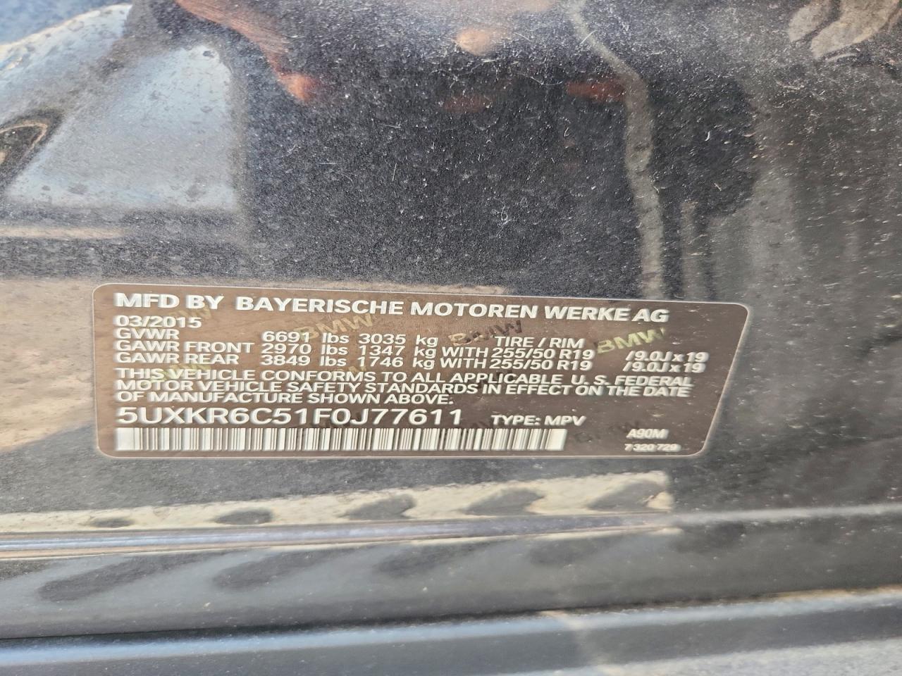 2015 BMW X5 xDrive50I - zdjęcie 13