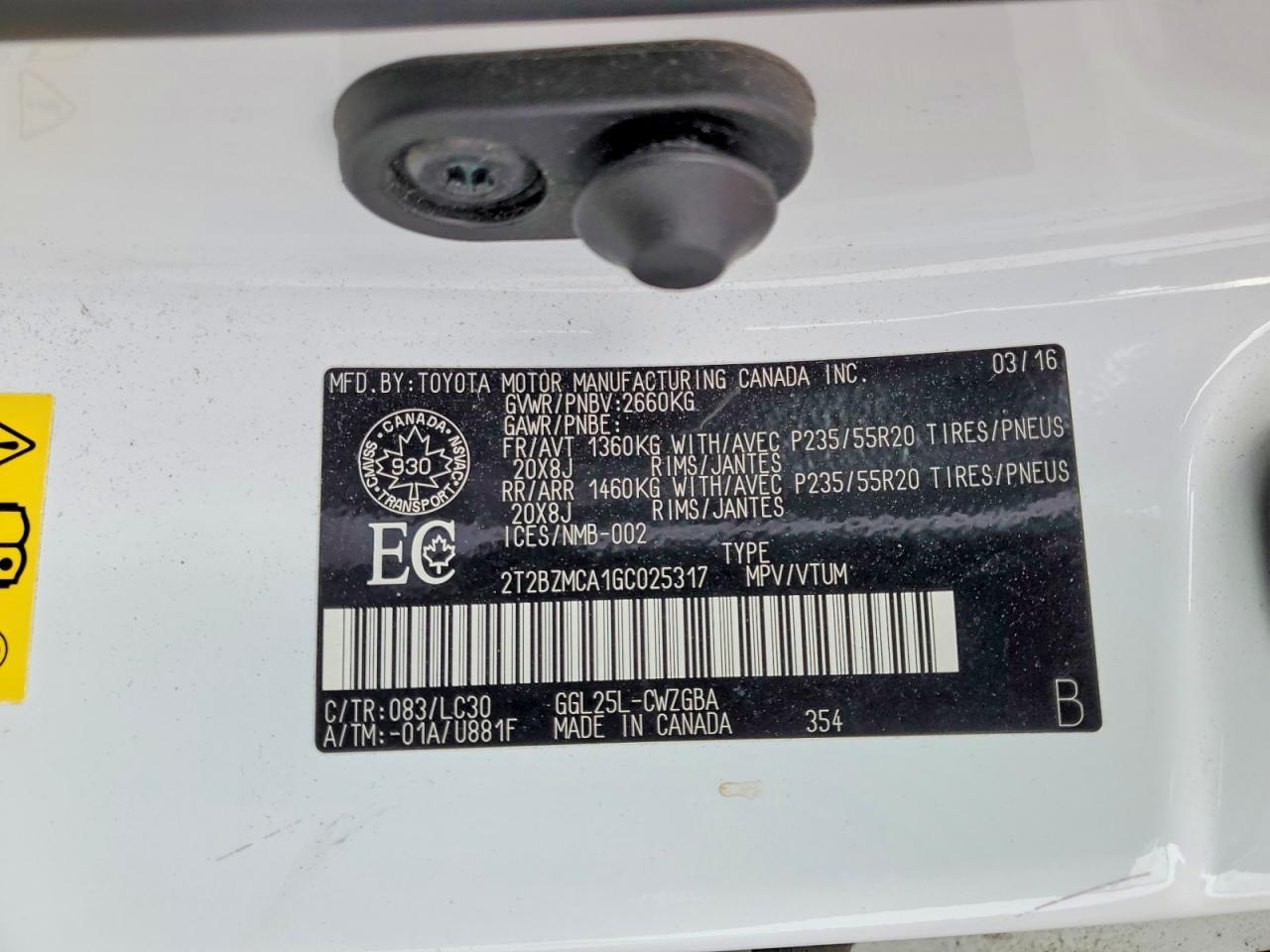 2016 Lexus Rx 350 Base - zdjęcie 13