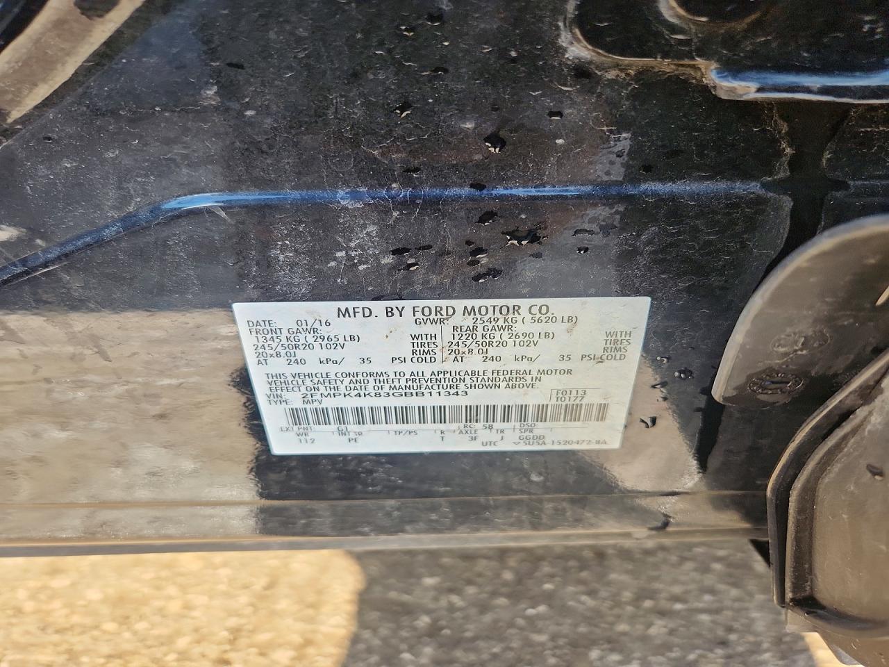2016 Ford Edge Titanium - zdjęcie 13