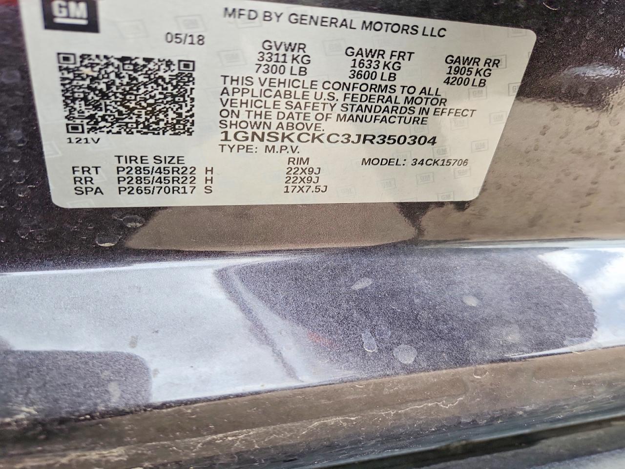 2018 Chevrolet Tahoe K1500 Premier - zdjęcie 14