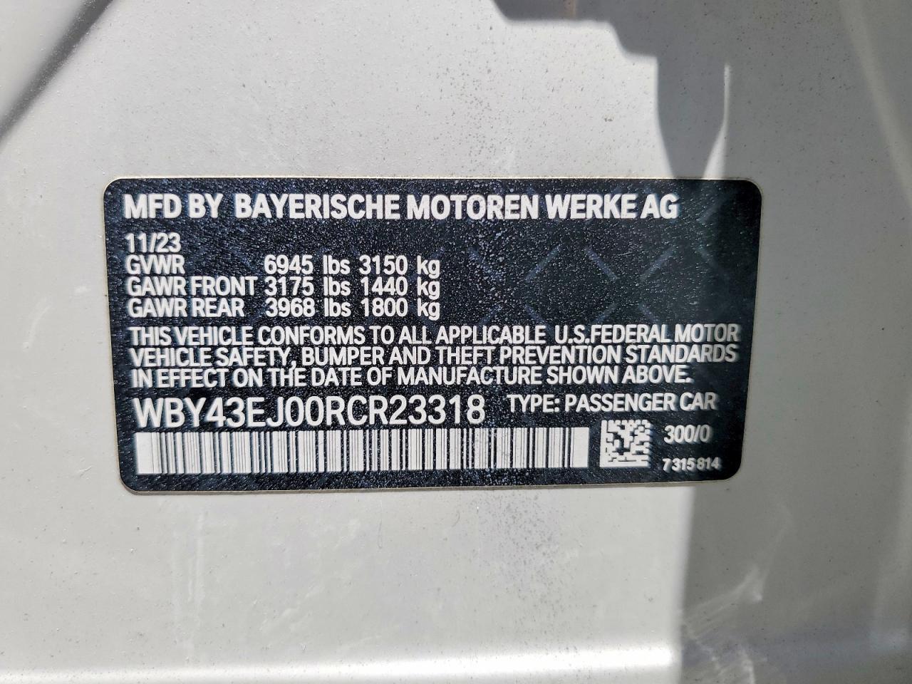 2024 BMW I7 Edrive50 - zdjęcie 12