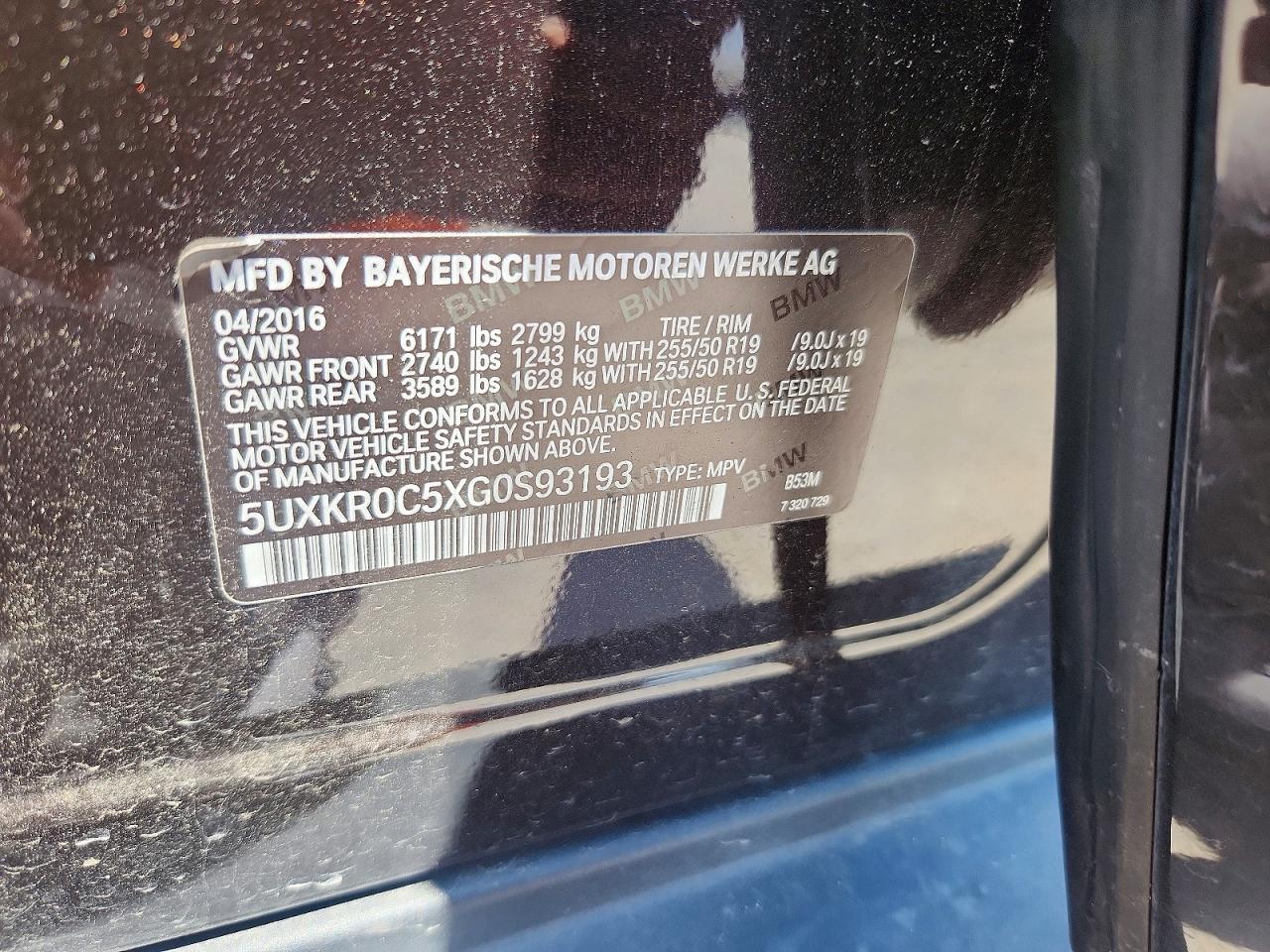 2016 BMW X5 xDrive35I - zdjęcie 13