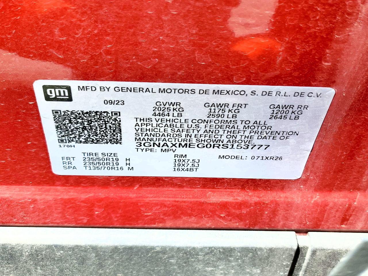 2024 Chevrolet Equinox Rs - zdjęcie 14