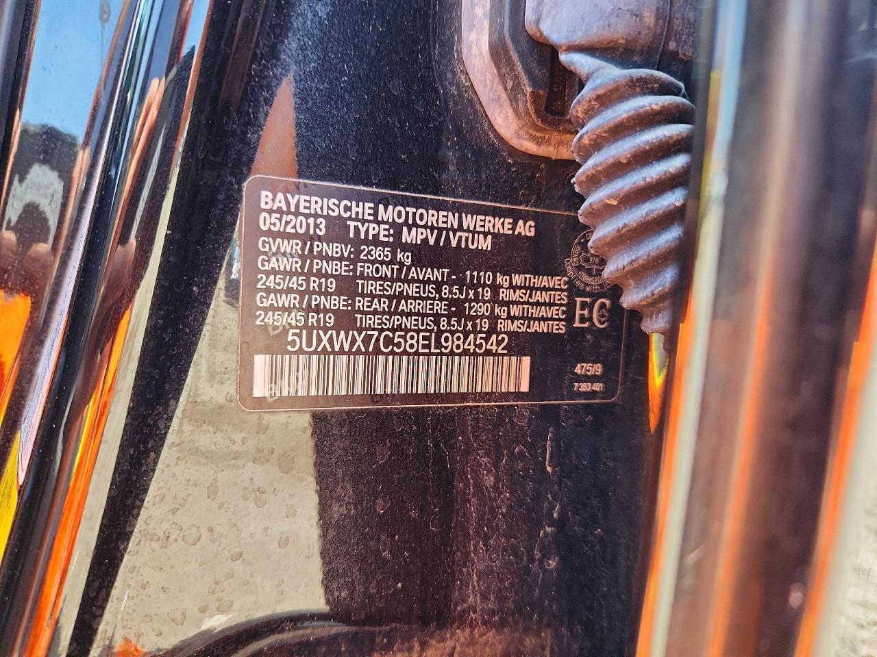 2014 BMW X3 xDrive35I - zdjęcie 13