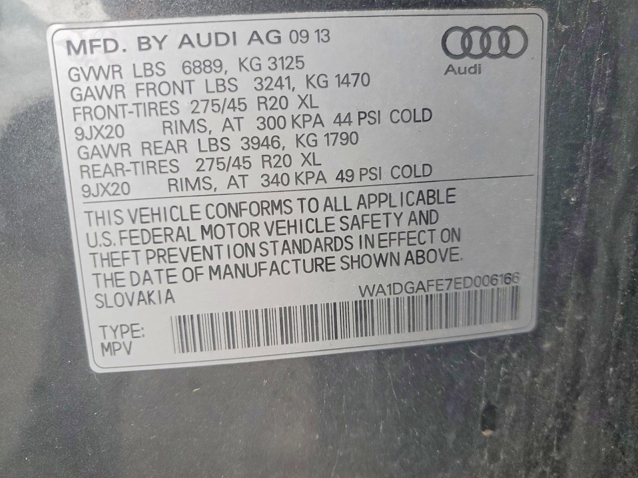 2014 Audi Q7 Prestige - zdjęcie 13