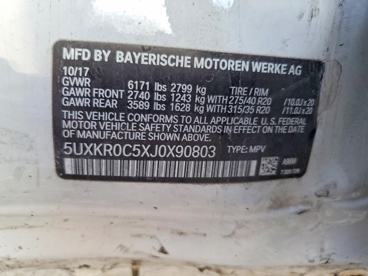 2018 BMW X5 xDrive35I - zdjęcie 13