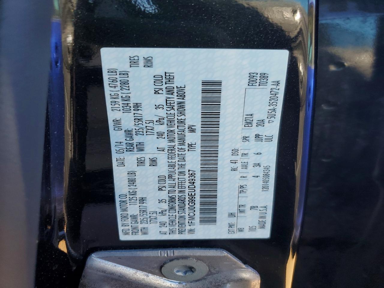 2014 Ford Escape Se - zdjęcie 12