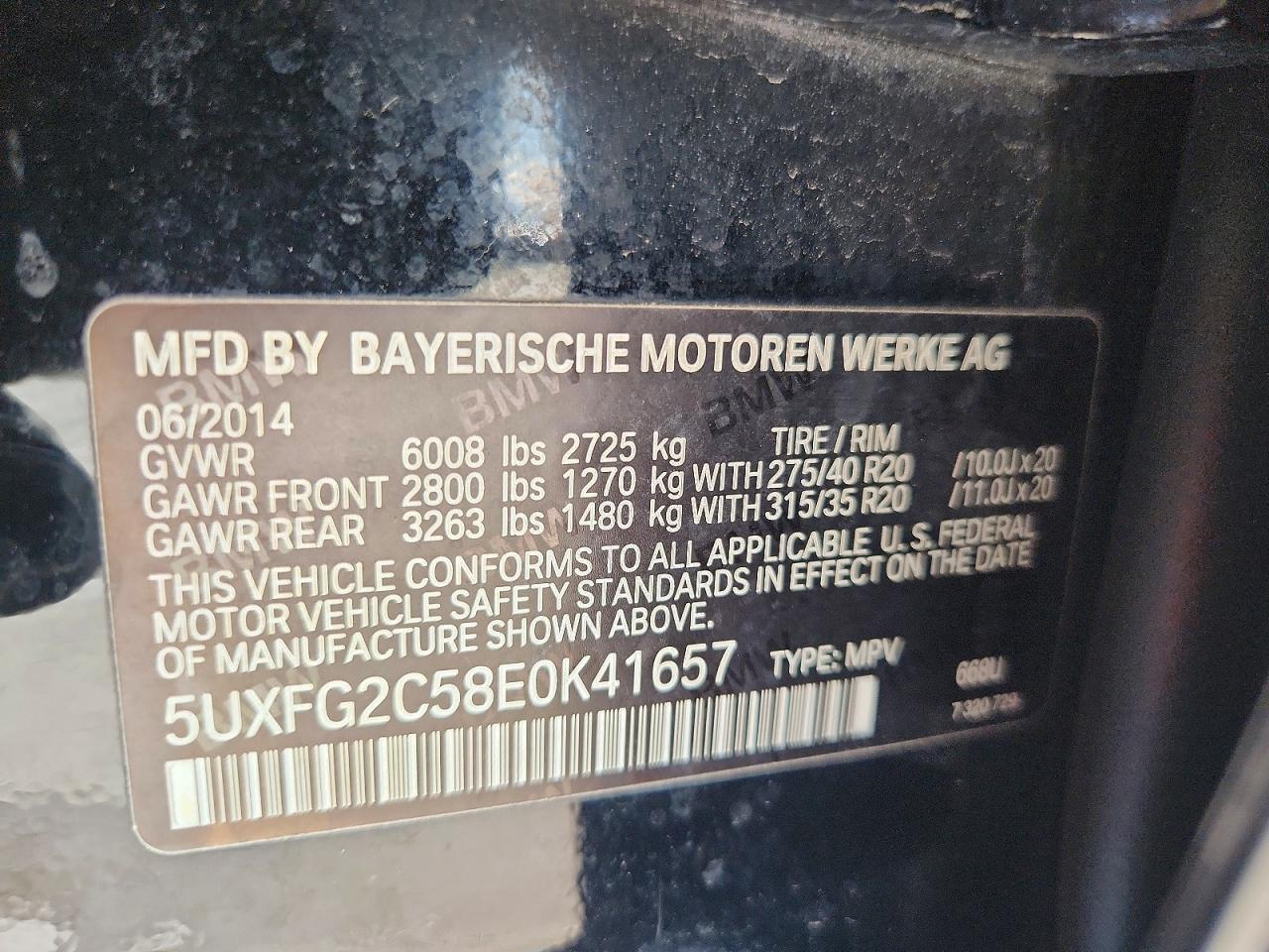 2014 BMW X6 xDrive35I - zdjęcie 13