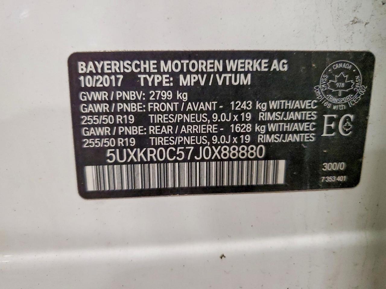 2018 BMW X5 xDrive35I - zdjęcie 13