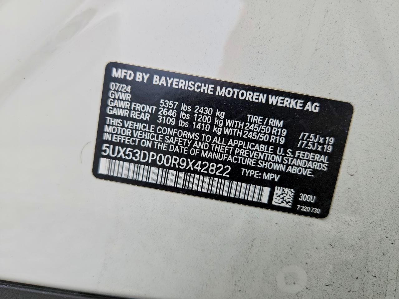 2024 BMW X3 xDrive30I - zdjęcie 12