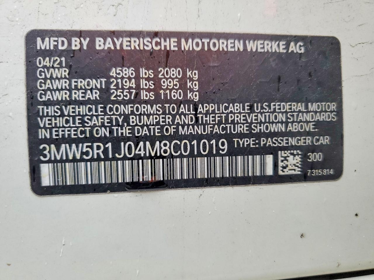2021 BMW 330I - zdjęcie 12