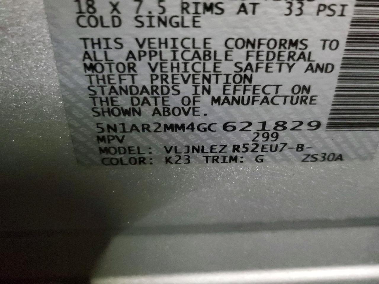 2016 Nissan Pathfinder Sv - zdjęcie 14