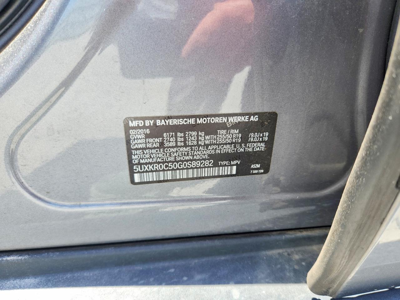 2016 BMW X5 xDrive35I - zdjęcie 13