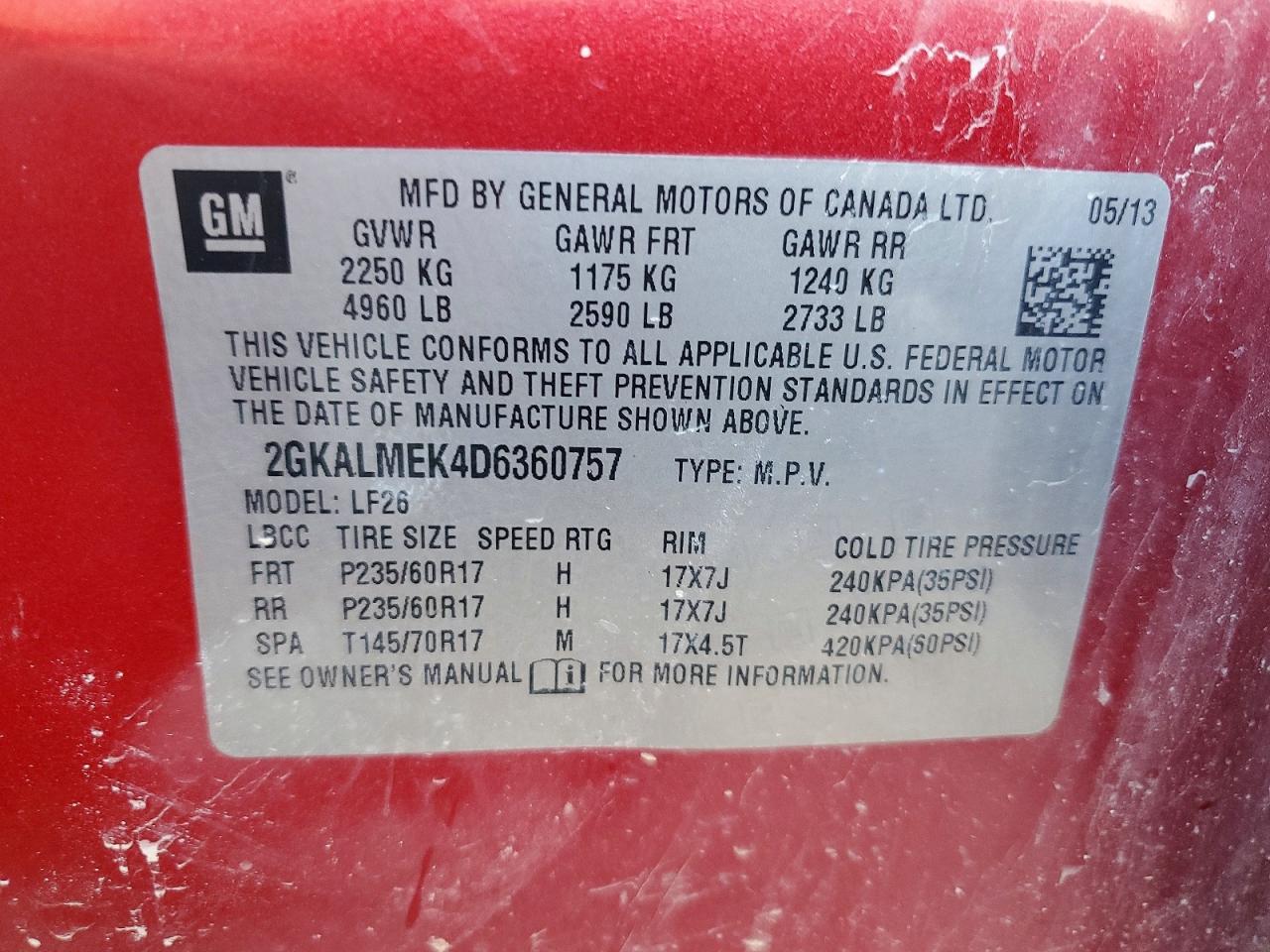 2013 GMC Terrain Sle - zdjęcie 13