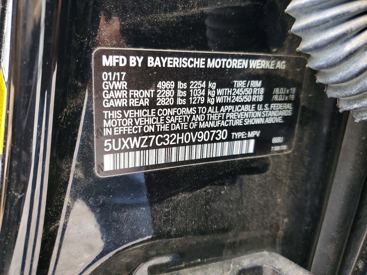 2017 BMW X3 Sdrive28I - zdjęcie 13