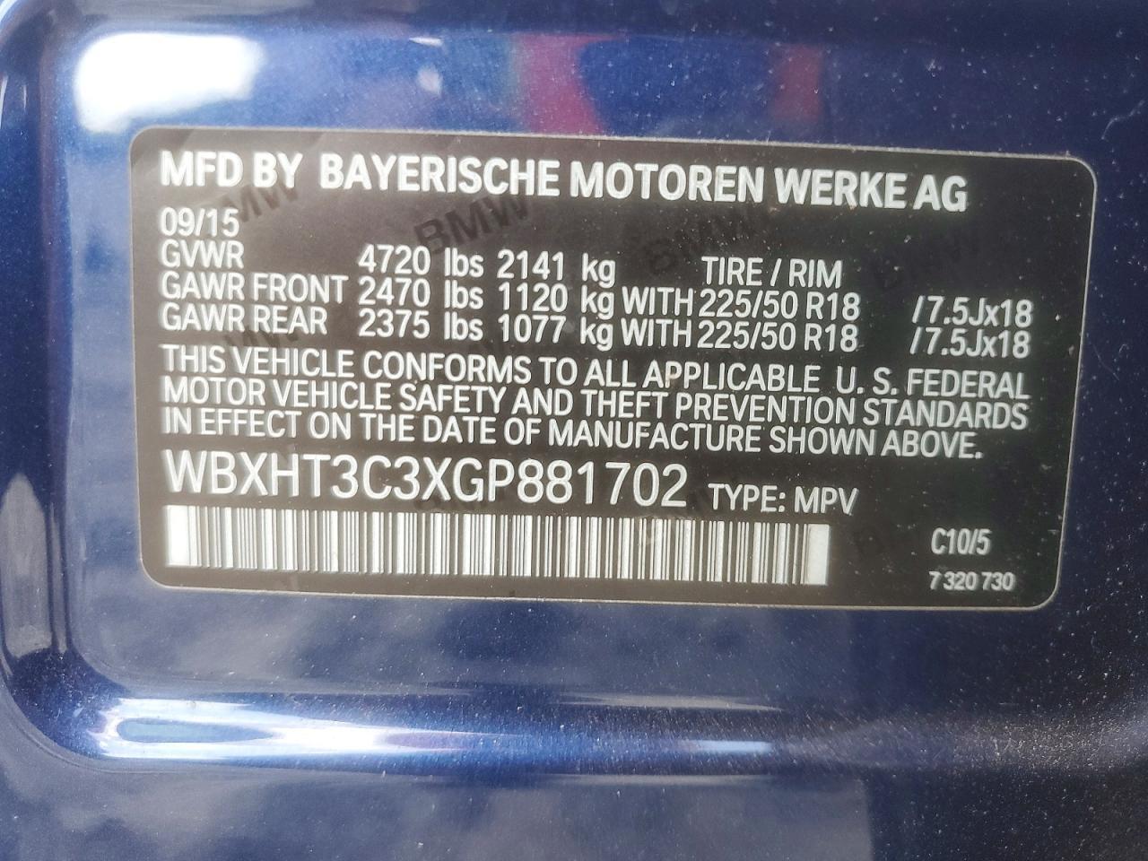 2016 BMW X1 xDrive28I - zdjęcie 13