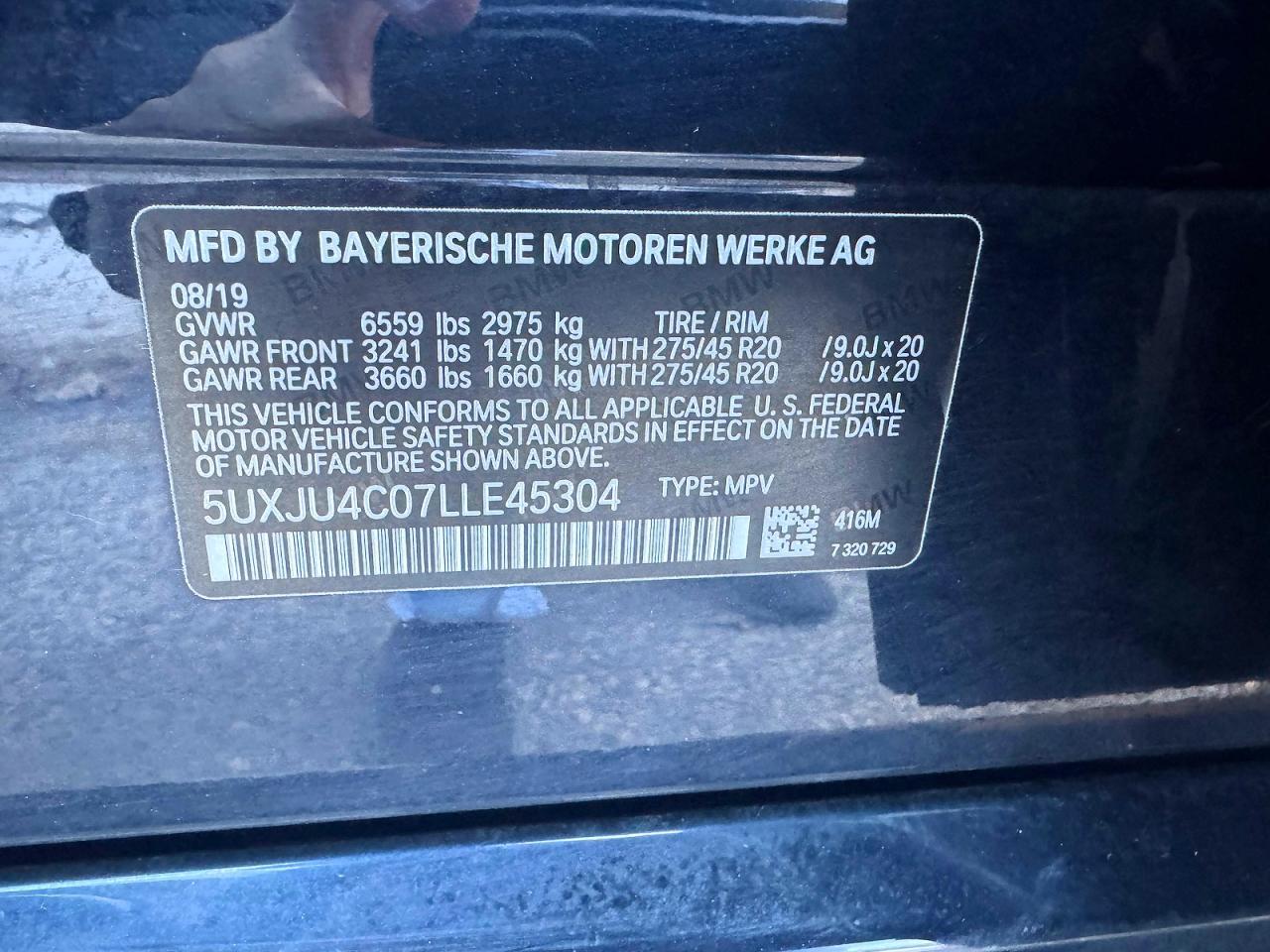 2020 BMW X5 M50I - zdjęcie 12