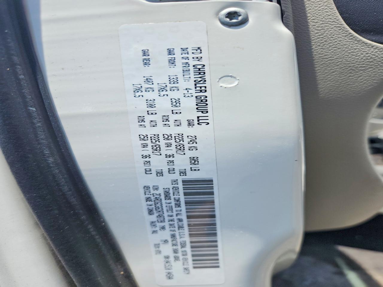 2013 Dodge Grand Caravan Sxt - zdjęcie 14