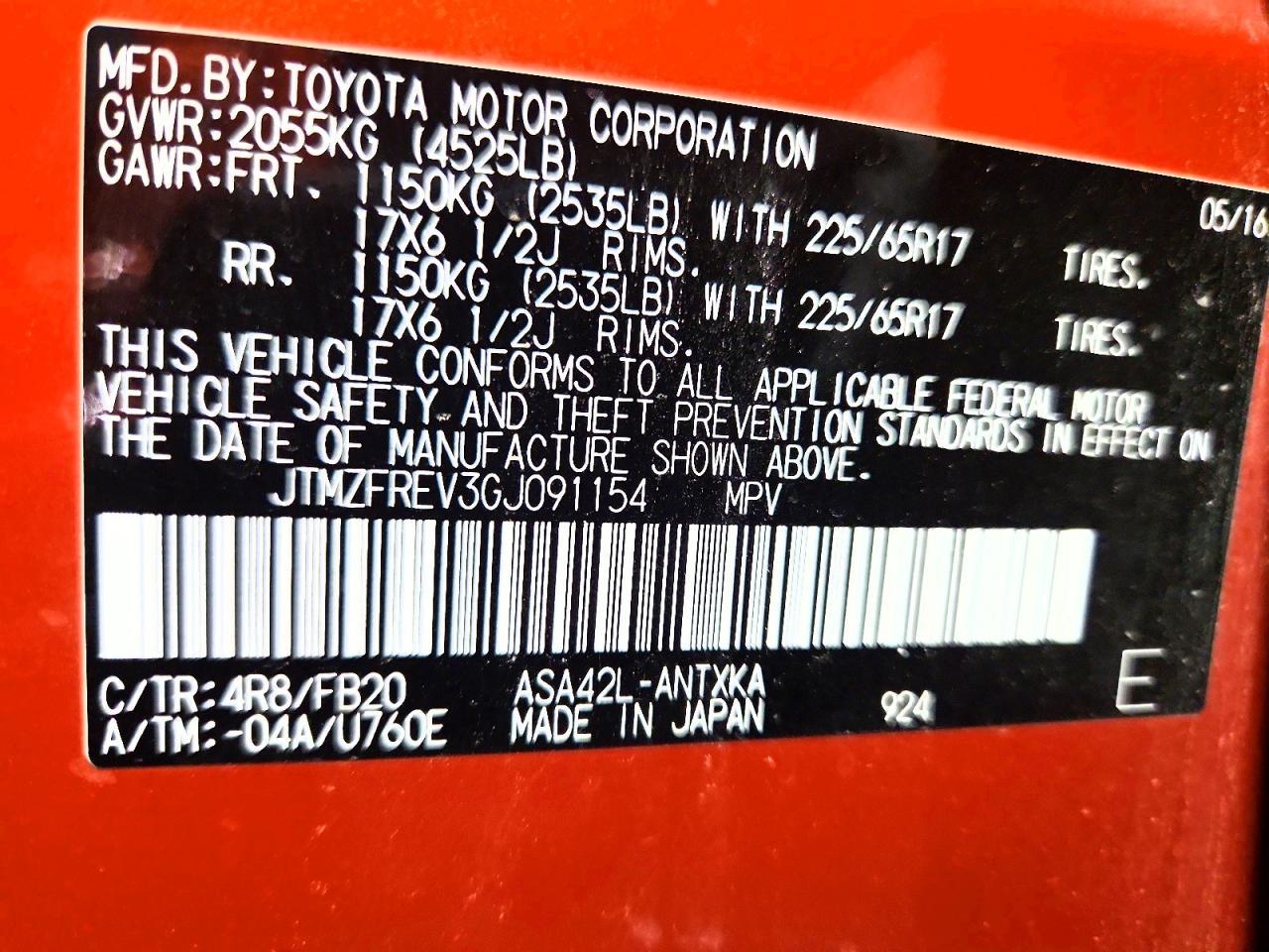 2016 Toyota Rav4 Le - zdjęcie 14