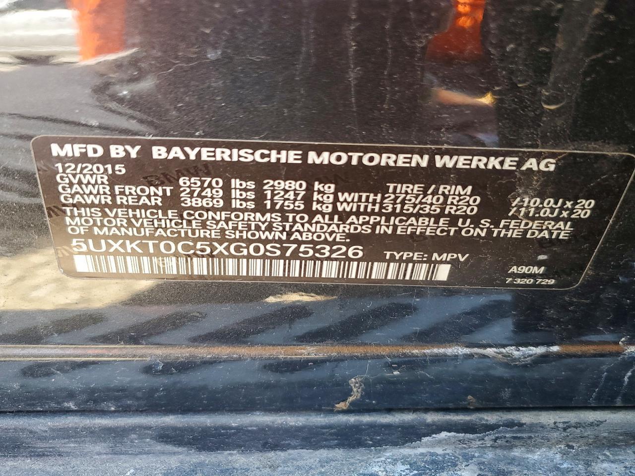 2016 BMW X5 Xdr40E - zdjęcie 13