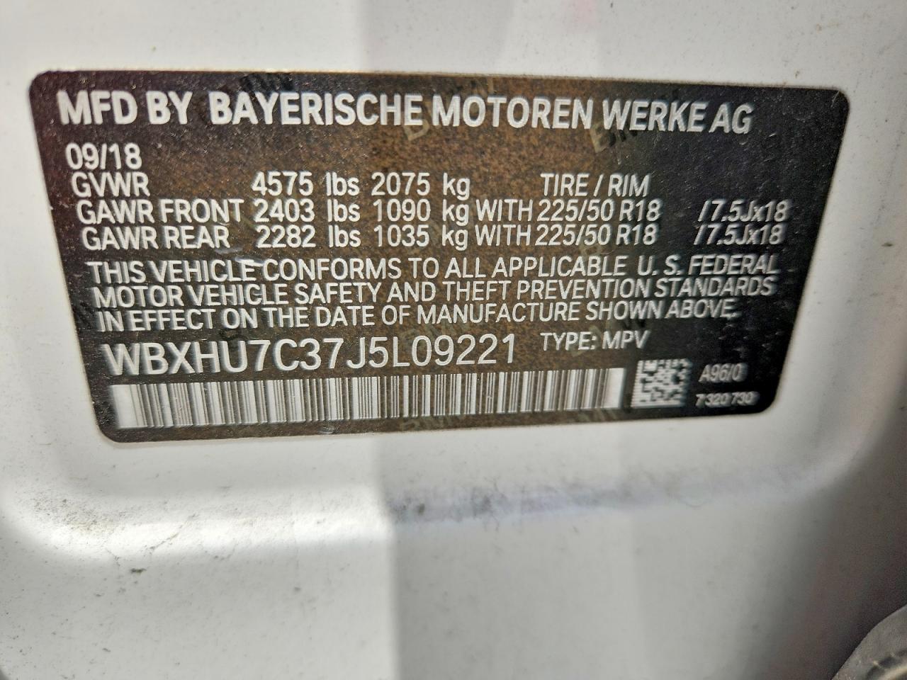 2018 BMW X1 Sdrive28I - zdjęcie 12