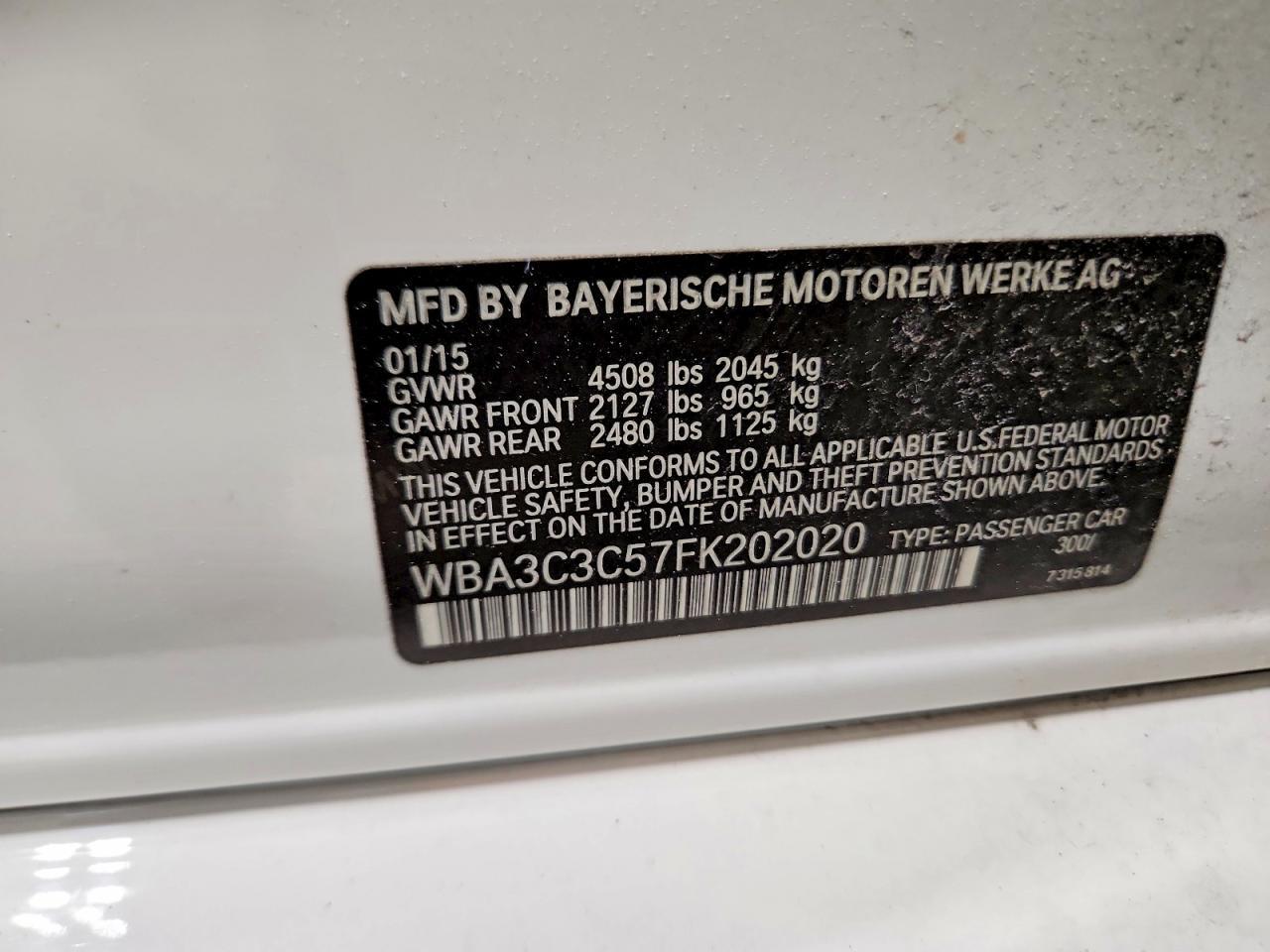 2015 BMW 320 I xDrive - zdjęcie 12